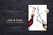 Fine Wine Vol. 1 Brochure, a Brochure Template by easytemplates.store (Thumbnail 1 of 5)