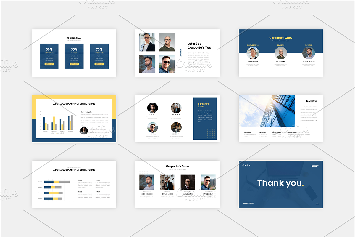 Business Company Presentation Bundle, a Presentation Template by Artiveko (Photo 4 of 4)