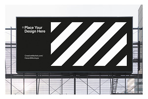 Clean Billboard Banner Mockup