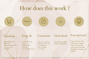 Canva Elegant Wedding Invitation, an Invitation Template by ElladesignCo (Thumbnail 5 of 5)