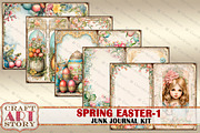 Spring Easter-1 junk journal Kit, an Animal Illustration by CraftArtStory (Thumbnail 2 of 6)
