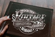 Procreate Vintage Lettering Bundle, a Brush Add-On by Letter Elfa Studio (Thumbnail 1 of 9)