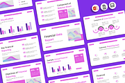 Financial Data Report - PowerPoint, a Presentation Template by Iqsiart Studio (Thumbnail 1 of 3)