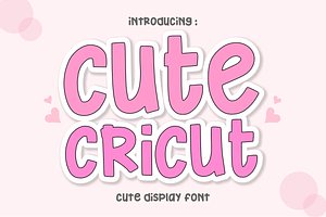Cute Cricut - Playful Craft Font