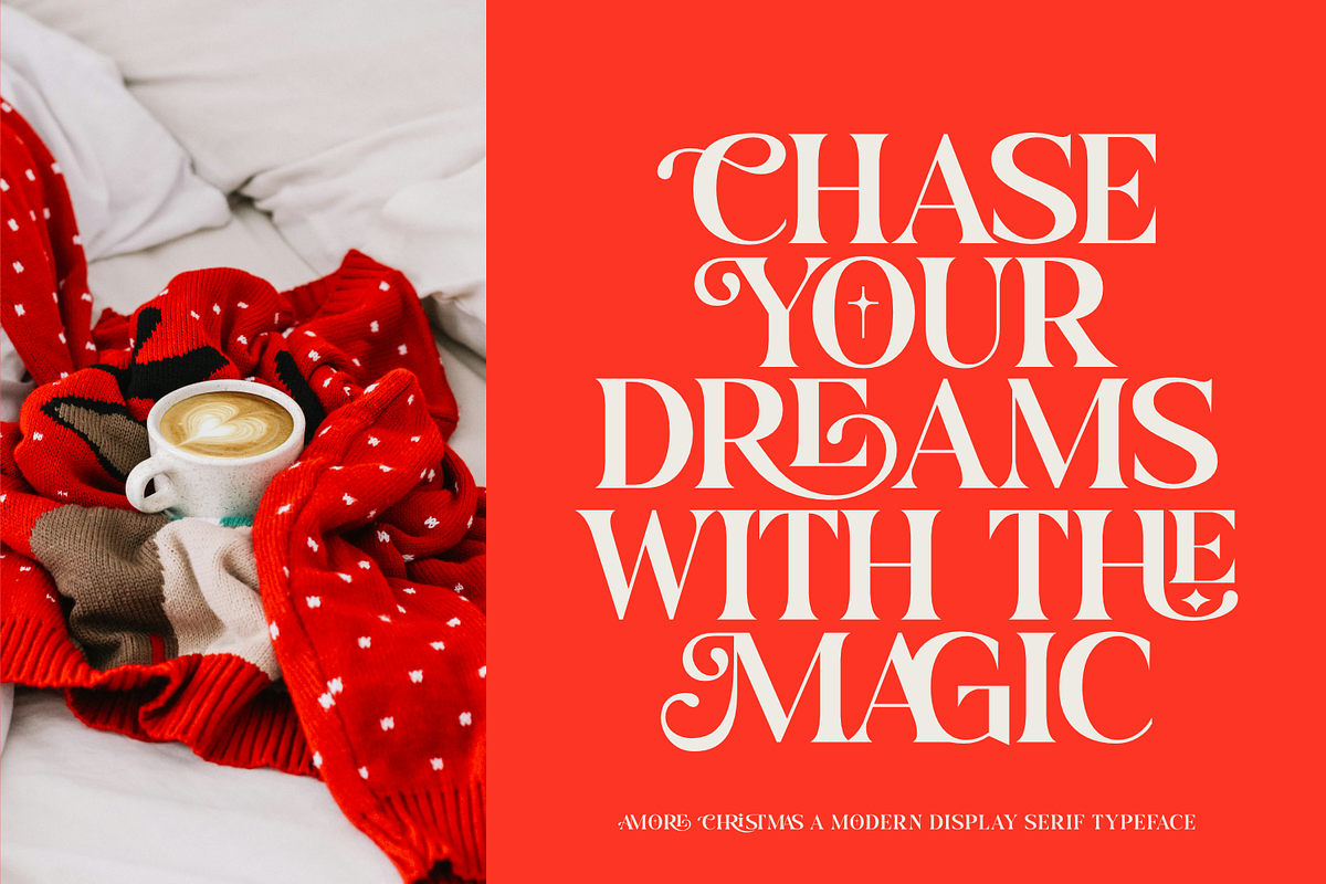 Amore Christmas - Christmas Font, a Serif Font by Keithzo (Photo 4 of 8)