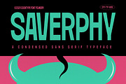 Saverphy, a Sans Serif Font by graphicook (Thumbnail 1 of 10)