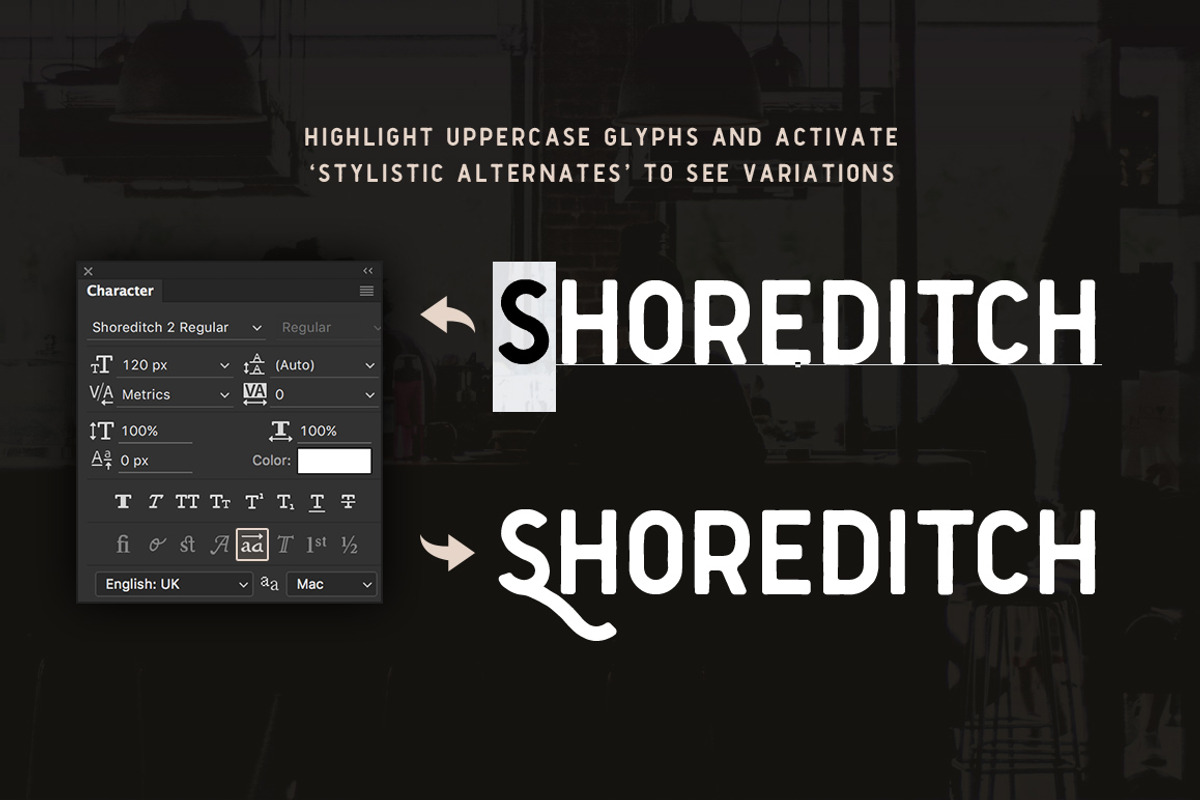 Shoreditch 2 Sans Serif Font preview 6