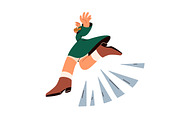 People jump over obstacles concept, a Person Illustration by Good Studio (Thumbnail 3 of 9)