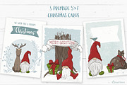 Christmas Gnomes & Friends, an Animal Illustration by DreamONprints (Thumbnail 12 of 14)