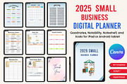 2025 Digital Planner Bundle, a Stationery Template by Designmela01 (Thumbnail 6 of 10)