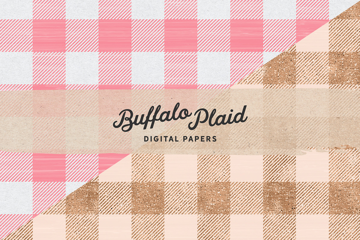 Pastel Plaid Vintage Digital Papers, a Pattern Graphic by Indie Grace Design (Photo 4 of 5)