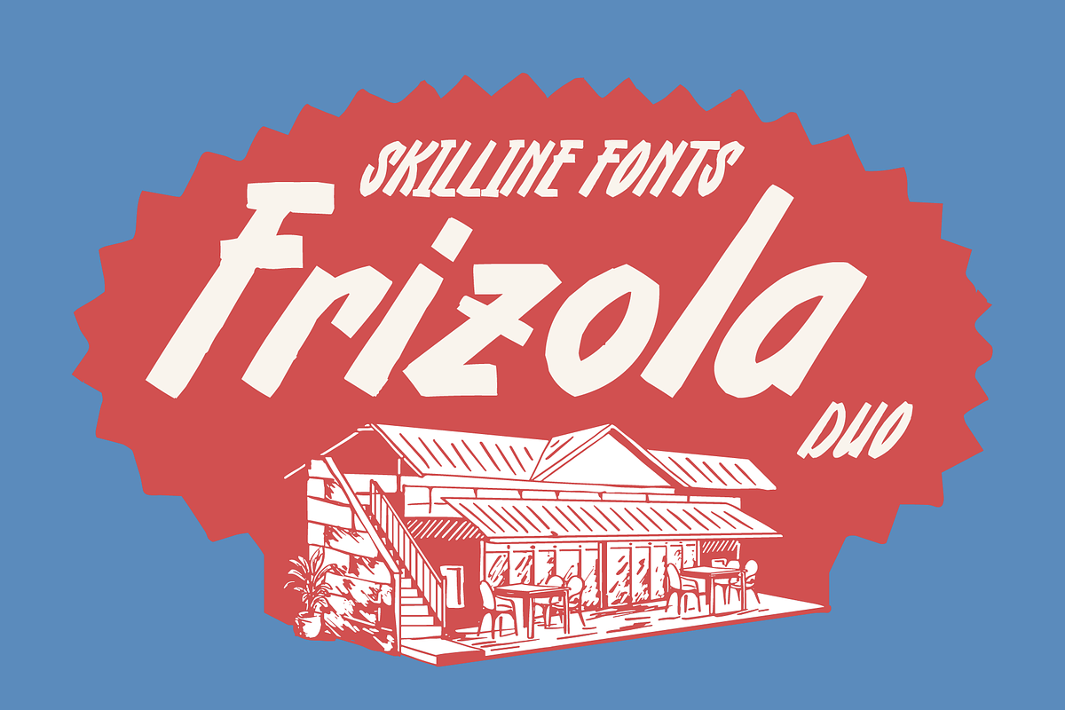 SFC Frizola Duo, a Handwritten Font by Skilline Supply Co. (Photo 9 of 9)