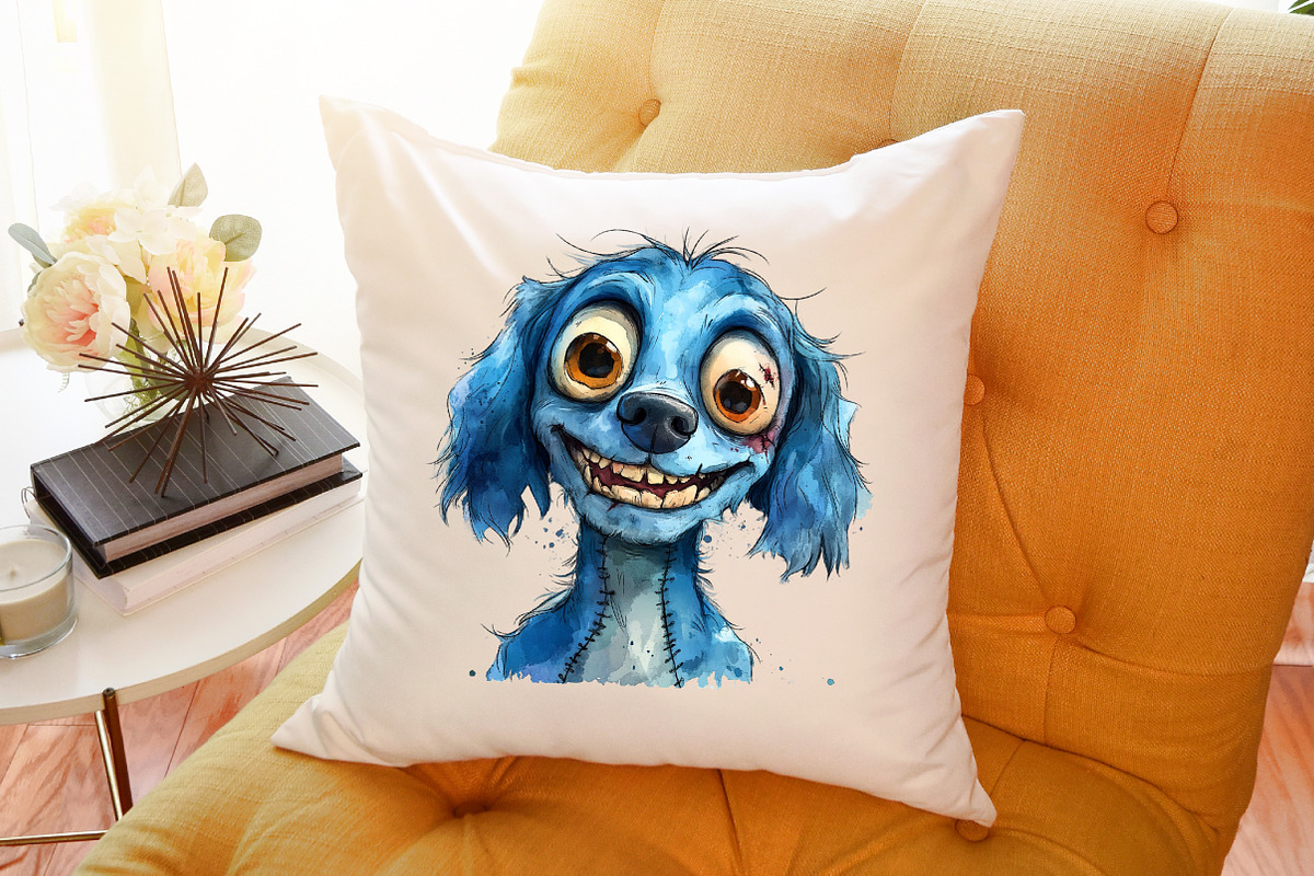 Zombie Dog Clipart, an Illustration by Sublimation Artist (Photo 6 of 6)