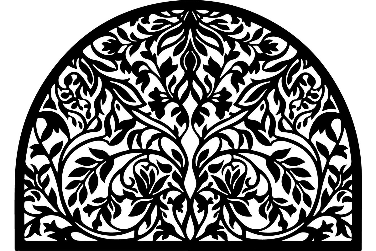 Vintage Ornamental Arch Frame Vector, a Decorative Illustration by Designer_Momina (Photo 8 of 21)