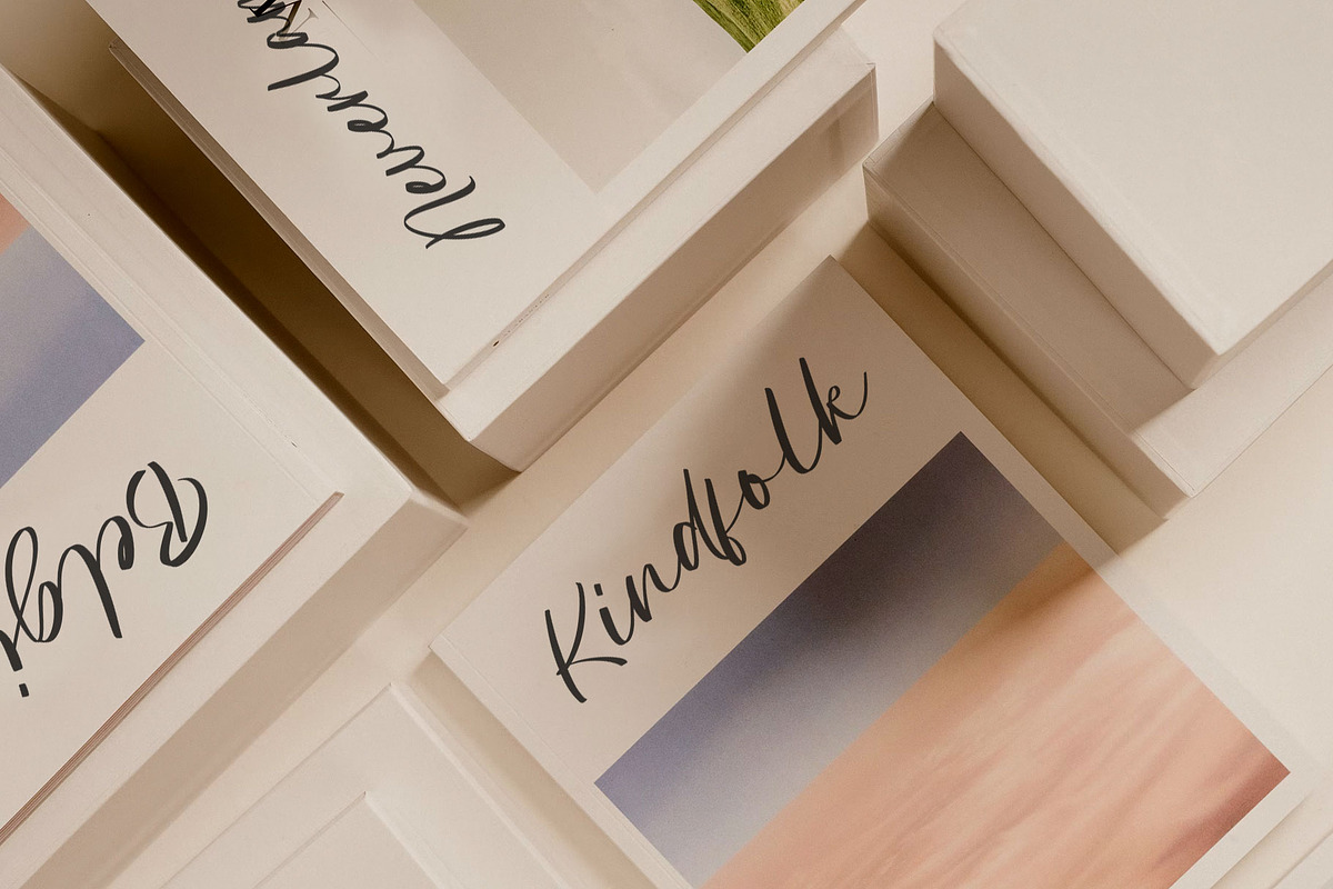 Allendia Modern Script Font, a Script Font by RantautypeStudio (Photo 11 of 15)