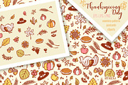 Thanksgiving Day, Fall Patterns, a Pattern Graphic by AllNikArt (Thumbnail 1 of 13)