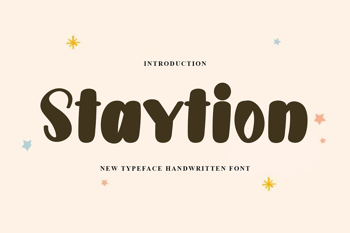 Staytion, a Script Font by InermediaSTUDIO (Photo 1 of 8)
