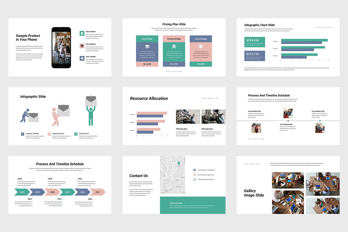 Buan Interactive Agency GoogleSlides, a Presentation Template by Punkl Camp (Photo 4 of 9)