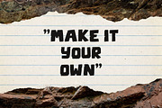 Cropos | A Bold Decorative Font, a Handwritten Font by Everyday Perfection (Thumbnail 4 of 5)