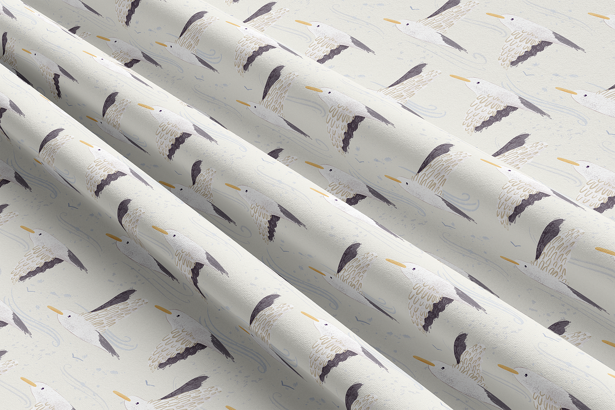Seagull Pattern, a Pattern Graphic by Lady Bruniere Design (Photo 8 of 12)