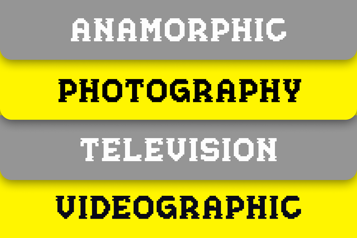 Pixel Max Typeface, a Sans Serif Font by Fitrah Type (Photo 6 of 15)