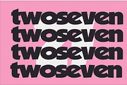 Two Seven, a Sans Serif Font by AleraStudio (Thumbnail 2 of 5)
