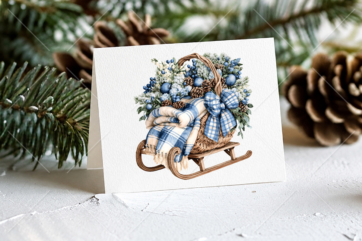 Whimsical Winter Clipart Bundle, a Seasonal Illustration by Canvas Craft (Photo 7 of 10)