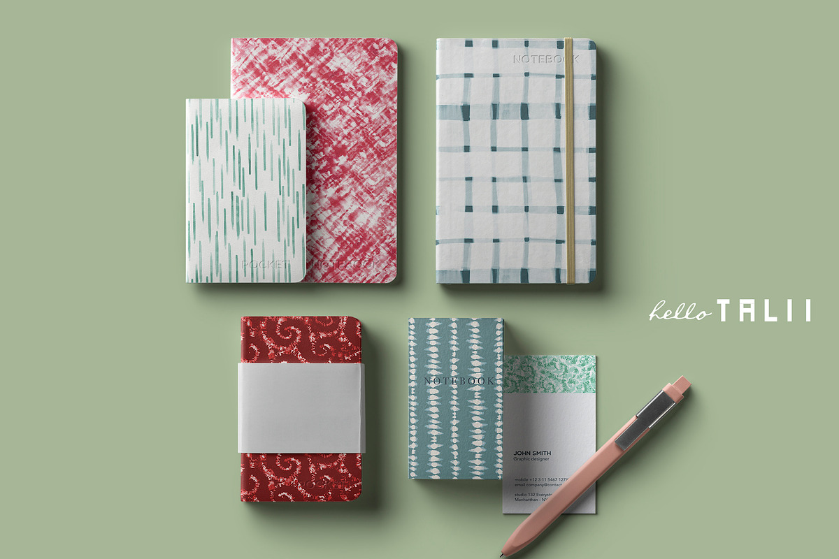 Christmas Shibori Patterns, a Pattern Graphic by Hello Talii (Photo 5 of 8)