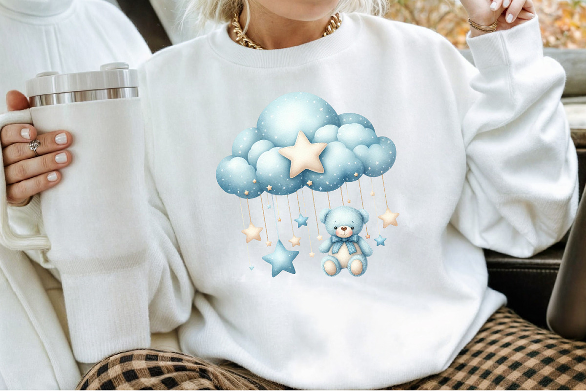 Cute Teddy Bear Baby Shower Clipart, an Illustration by Sublimation Artist (Photo 4 of 6)
