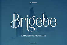 Brigebe | Stylish Modern Sans Serif