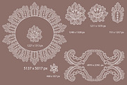 lace seamless ribbons, frames., a Pattern Graphic by Ajuga (Thumbnail 9 of 9)