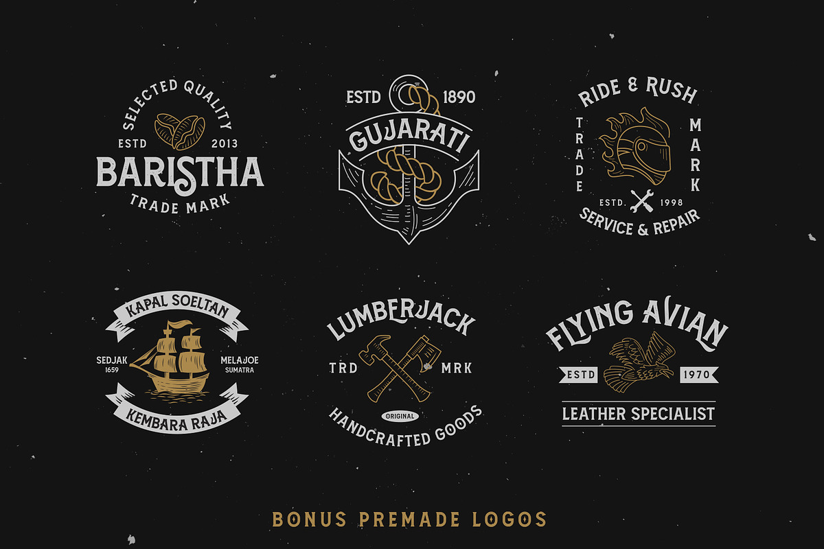 Amnestia Typeface with Extra preview 3