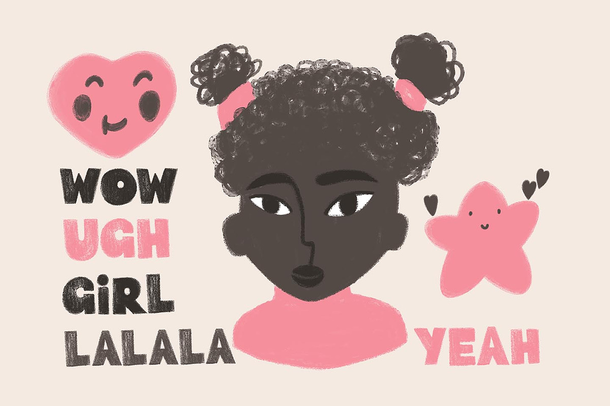 GIRLS GIRLS, an Education Illustration by HANNA V (Photo 5 of 8)
