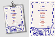 Italian restaurant, cafe menu design, an Illustration by Good Studio (Thumbnail 4 of 5)