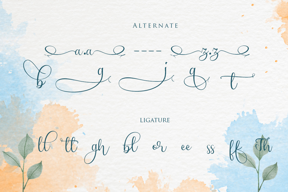 Chinthia white, a Script Font by ALIVECREATIVE (Photo 4 of 6)
