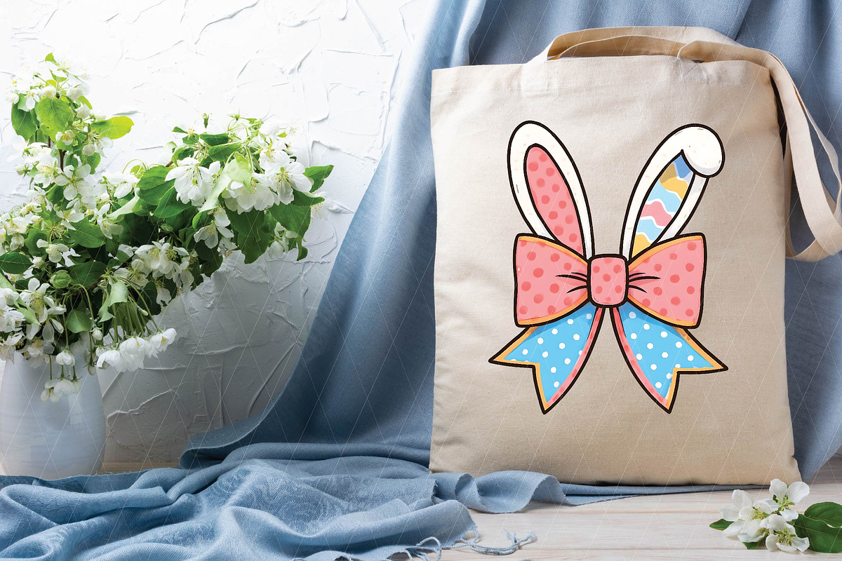 Easter Bunny PNG Retro Coquette Desi, an Illustration by DreamPrint404 (Photo 4 of 7)