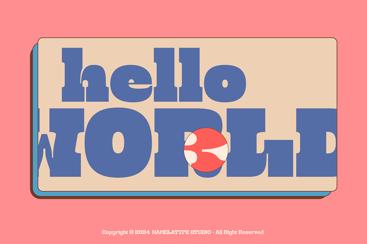 Marahaban, a Slab Serif Font by Namela Studio (Photo 3 of 13)