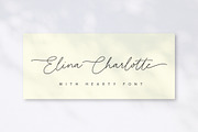 With Hearty - Heart Script Font, a Script Font by Typebae (Thumbnail 6 of 9)