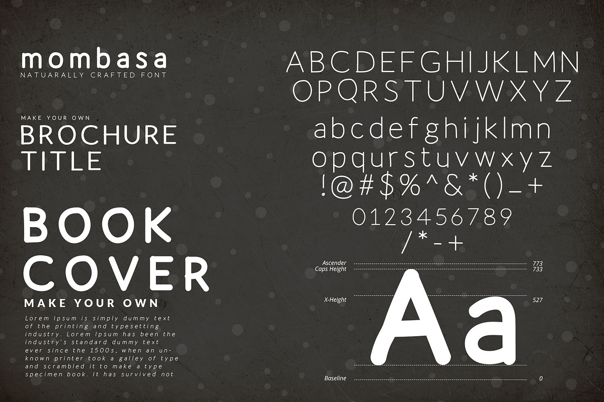 Mombasa Hand Drawn Font Family preview 6