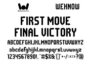 Checkmate font, a Sans Serif Font by weknow (Thumbnail 4 of 8)