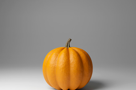 3d rendered illustration of a big, orange, pumpkin, a Food & Drink Photo by RF Images