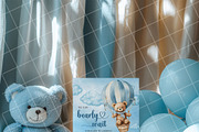 Boy baby shower invitation mockup PS, an Advertising Mockup by Blush Roses Print (Thumbnail 8 of 8)