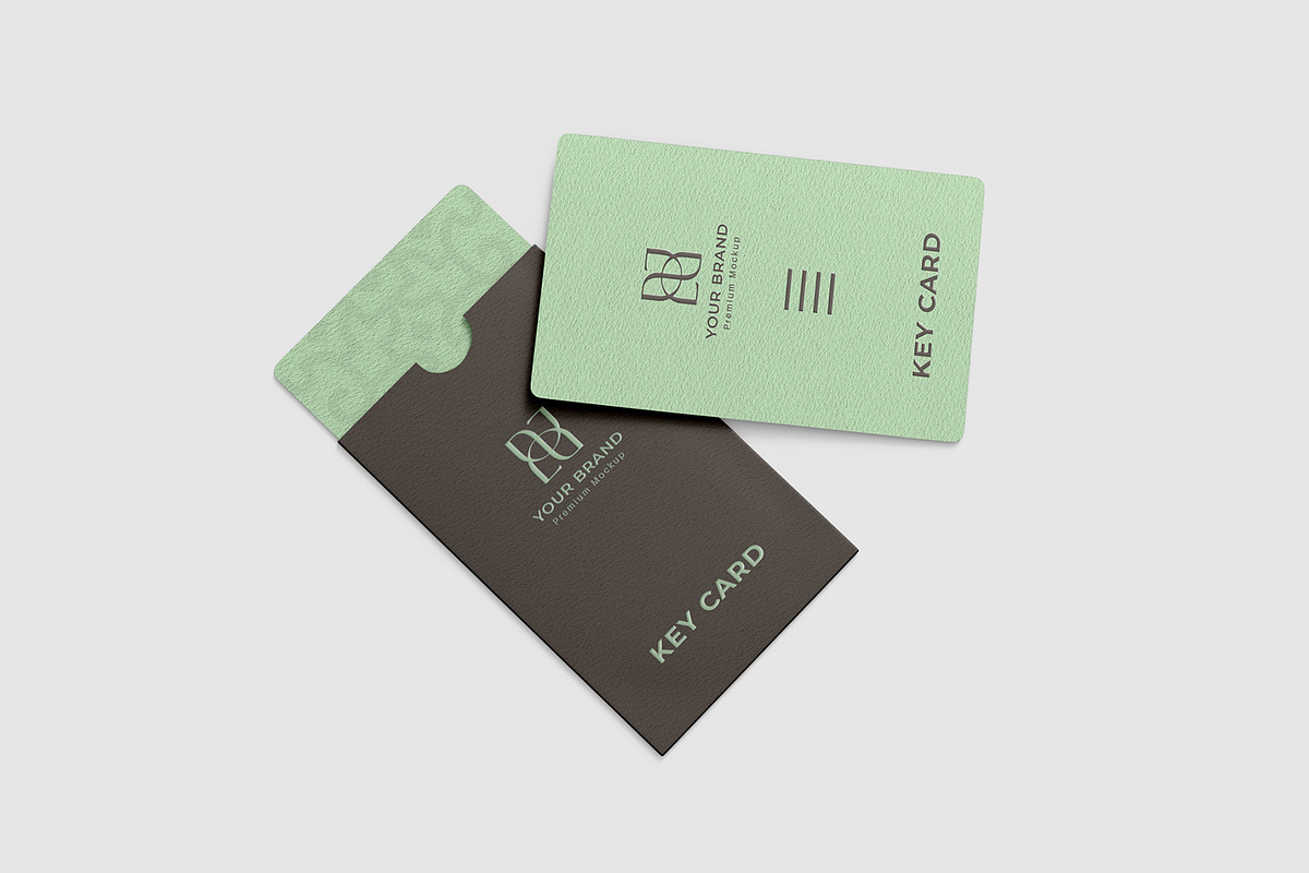 Key Card Mockup Collection, an Advertising Mockup by graphypix (Photo 10 of 14)
