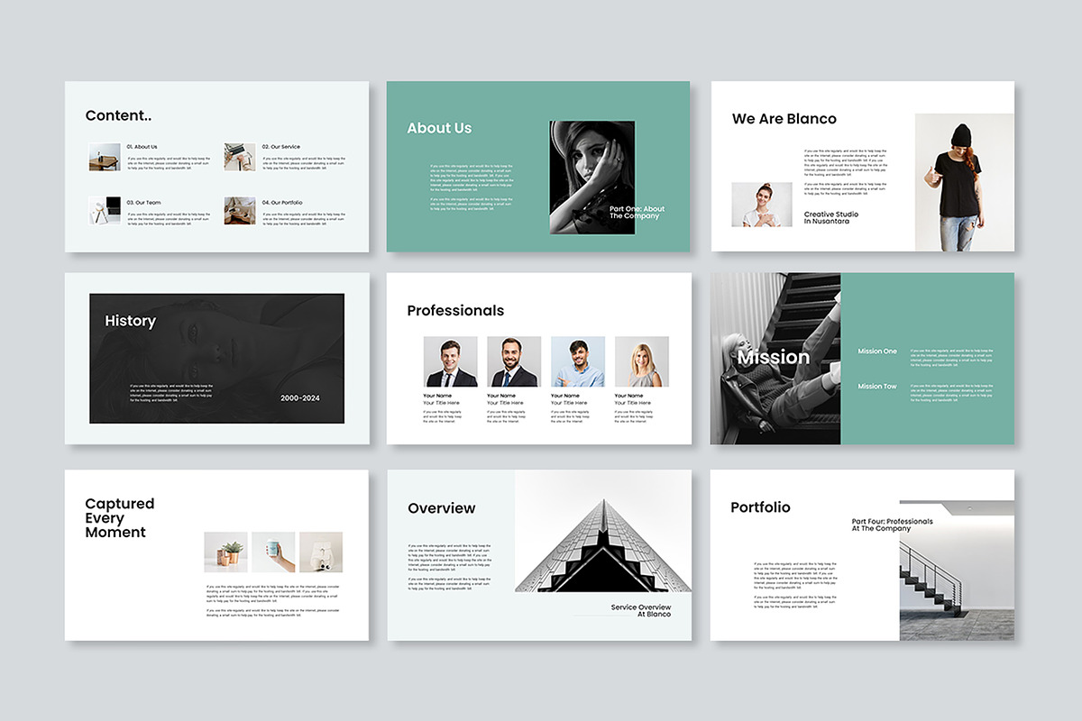 Minimal Portfolio Presentation, a Templates & Theme by Slide_Genius1 (Photo 5 of 5)
