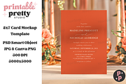 Romantic Wedding Card Mockup PSD, a Product Mockup by Printable Pretty Studio (Thumbnail 3 of 10)