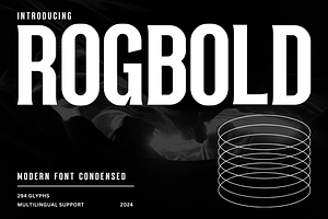 Rogbold Modern Condensed Font