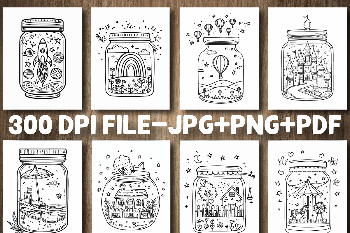Life Inside Jar Printable Book, an Education Illustration by Design Station (Photo 4 of 5)
