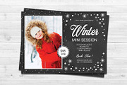 Winter Mini Session Template-V465, a Flyer Template by Template Shop (Thumbnail 3 of 3)