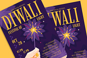 Diwali Festival Flyer, a Flyer Template by Gumico Studio. (Thumbnail 1 of 3)