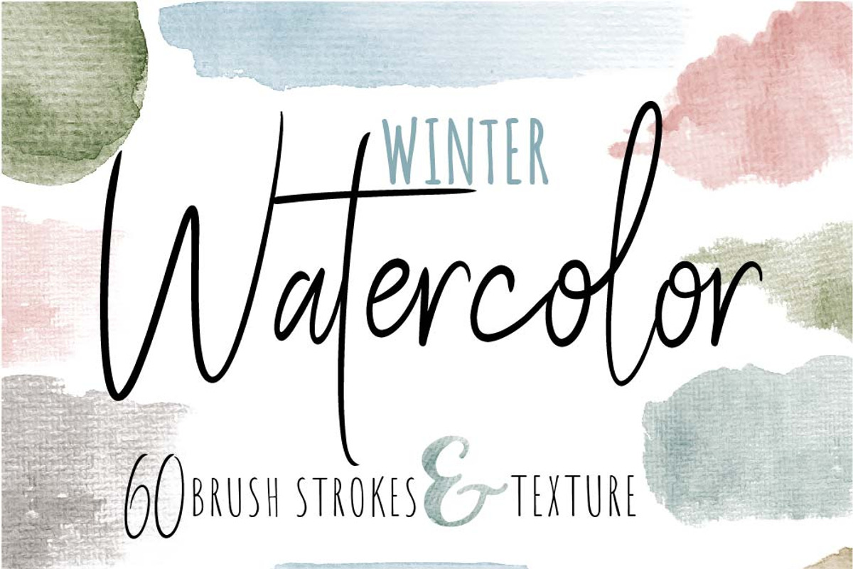 Watercolor Brush TextureWinter, a Texture Graphic by Sahar Heumesser (Photo 1 of 8)
